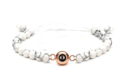 Personalized Bracelet with Image Projection - Titanium Steel