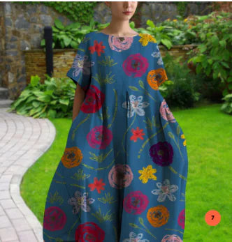 Robe décontractée élégante en coton pour femme