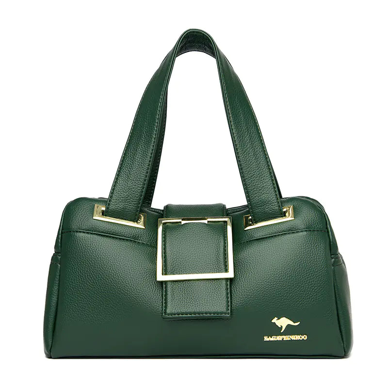 Multi-Compartment Crossbody Tote Bag