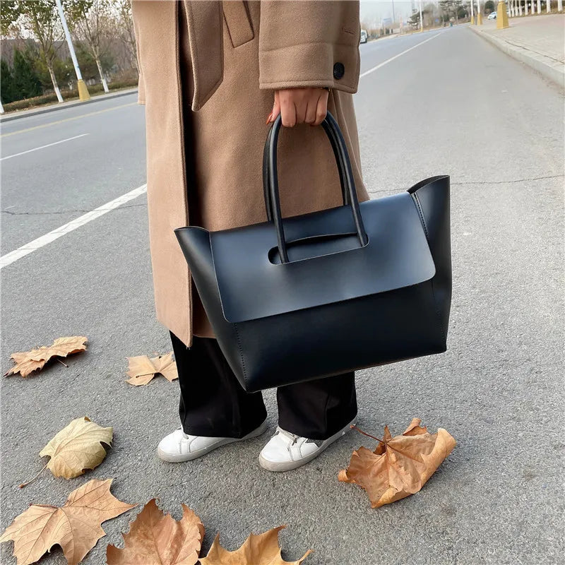 Sac à bandoulière élégant en cuir synthétique pour femme - Grande capacité et style