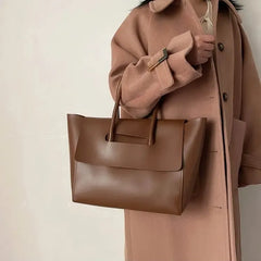 Sac à bandoulière élégant en cuir synthétique pour femme - Grande capacité et style