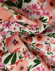 Chic Pink Printed Sleeveless Dress