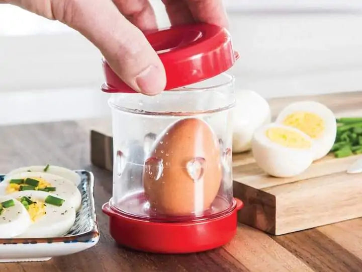 Magic Egg Peeler - Quick & Effortless Hard-Boiled Egg Peeling