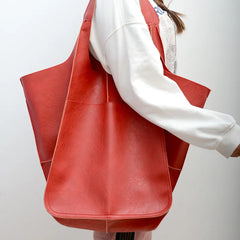 Sac fourre-tout en cuir PU élégant - Grande capacité et style multiple 