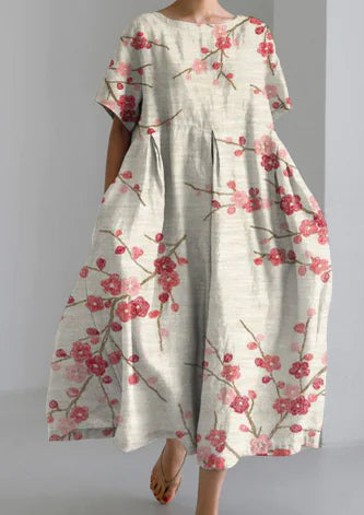 Robe décontractée élégante en coton pour femme