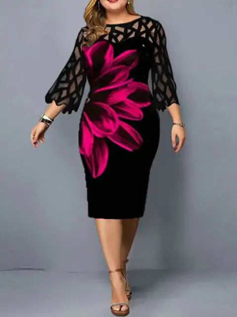 Robe chic grande taille – Capturez la grâce et l'équilibre