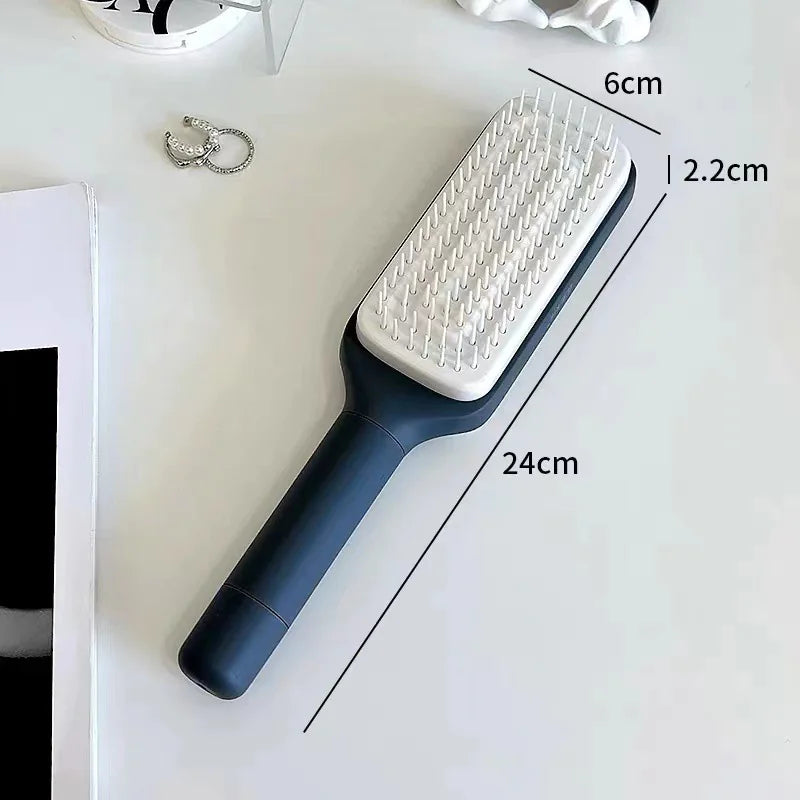 Smart Clean 4-in-1 Self-Cleaning Hair Brush