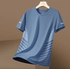 Men's Ice Silk Quick-Dry T-Shirt: Breathable & Lightweight
