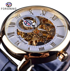 Montre de luxe à cadran squelette pour homme