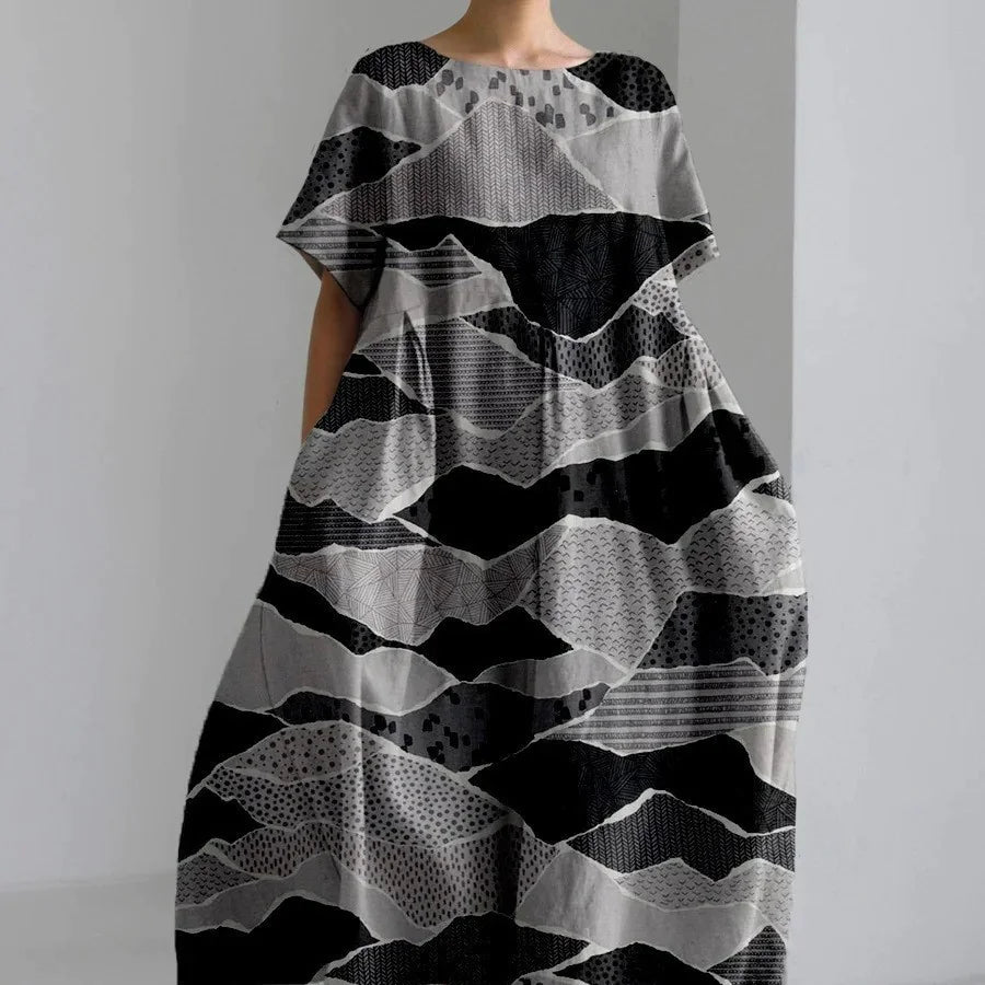 Robe décontractée élégante en coton pour femme