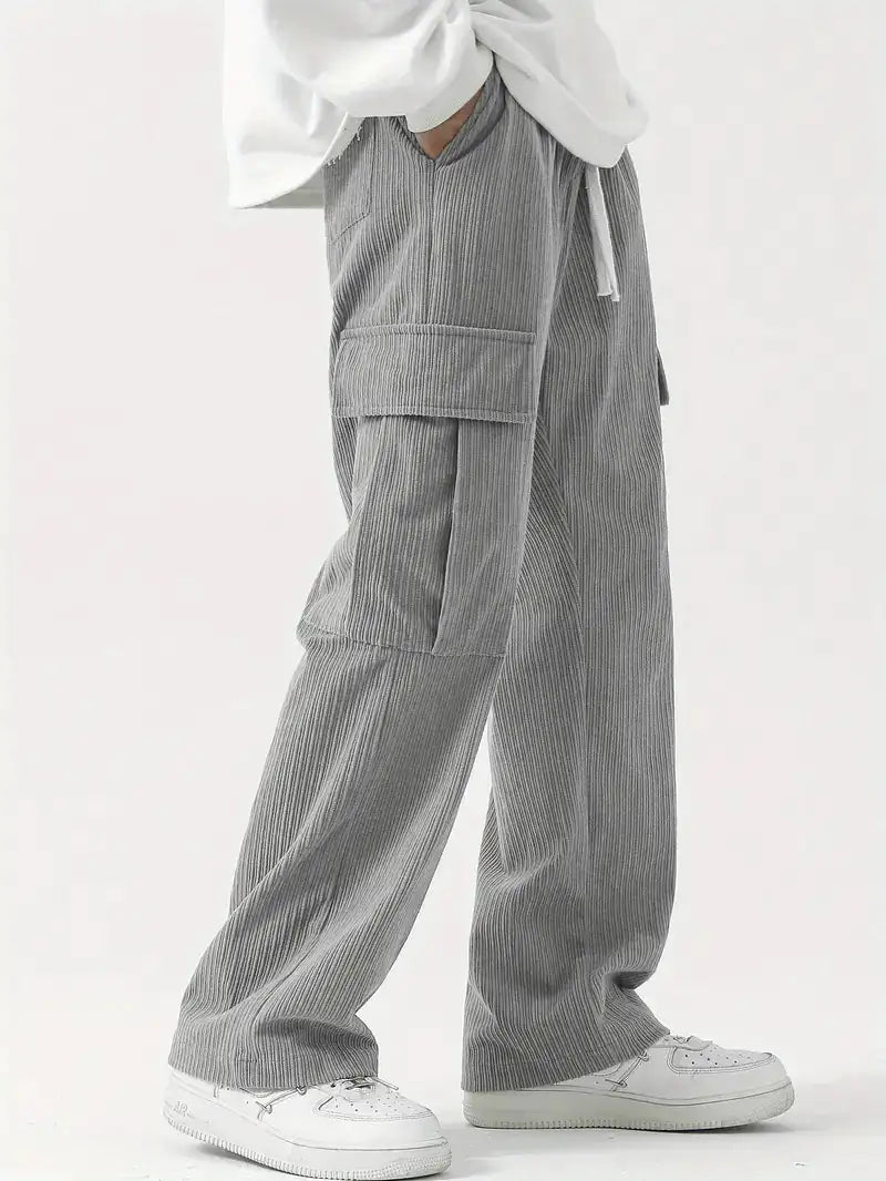 Stylish Corduroy Cargo Pants - Versatile & Durable