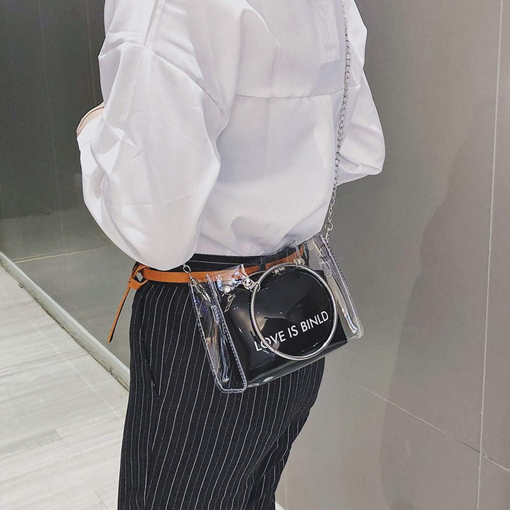 Chic Transparent Mini Jelly Chain Crossbody Bag