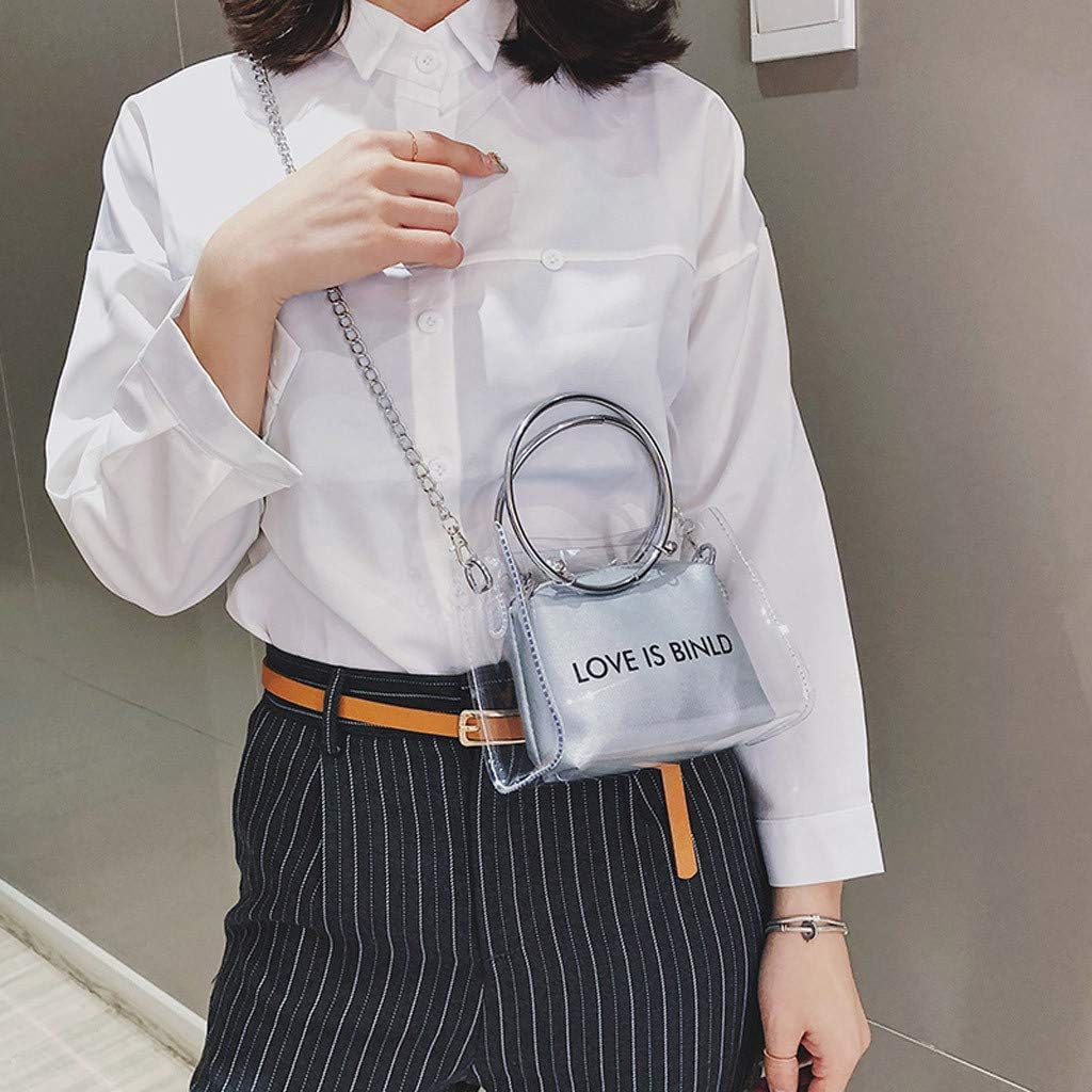 Chic Transparent Mini Jelly Chain Crossbody Bag