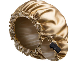 Luxurious Silk Satin Night Hair Cap - Prevents Breakage