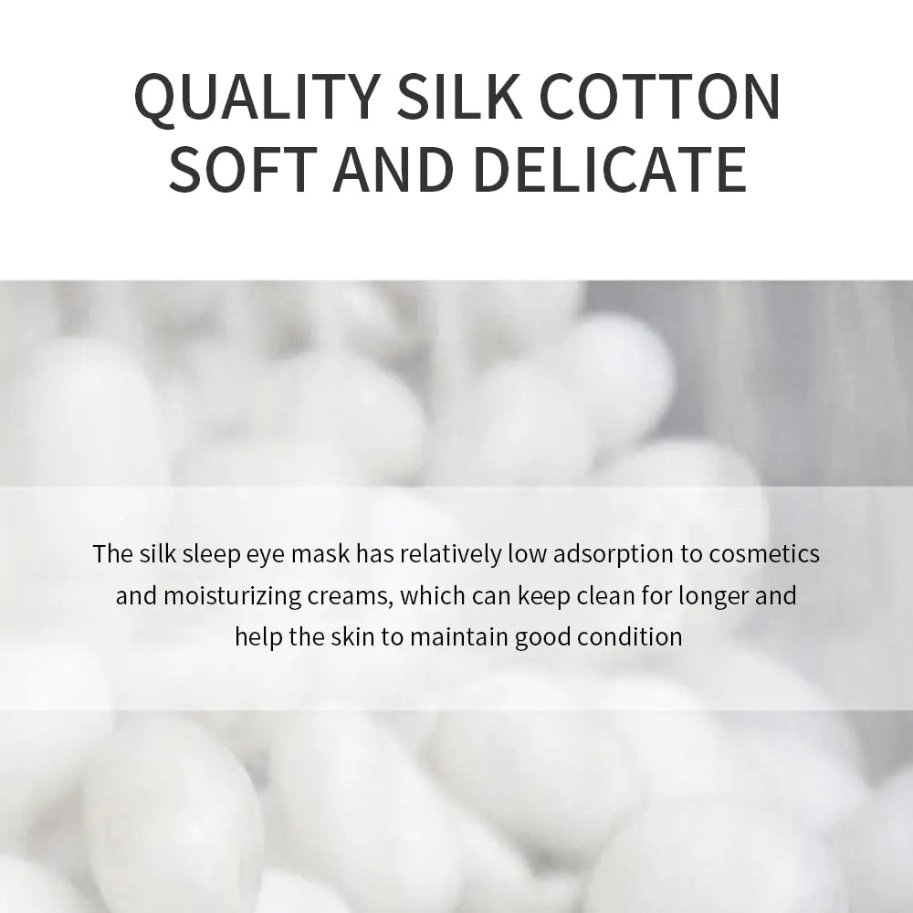 Luxurious Silky Sleep Eye Mask - Gentle & Soothing