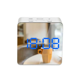 LED Mirror Alarm Clock | Sleek Digital Display
