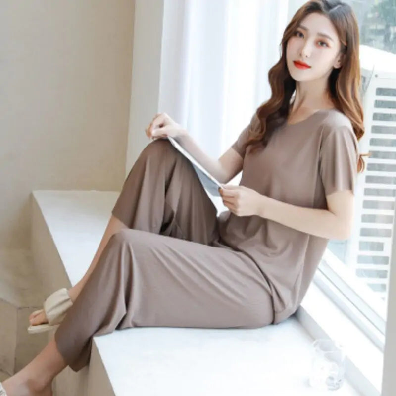 Ice Silk Summer Set - Ultra-Comfortable & Stylish