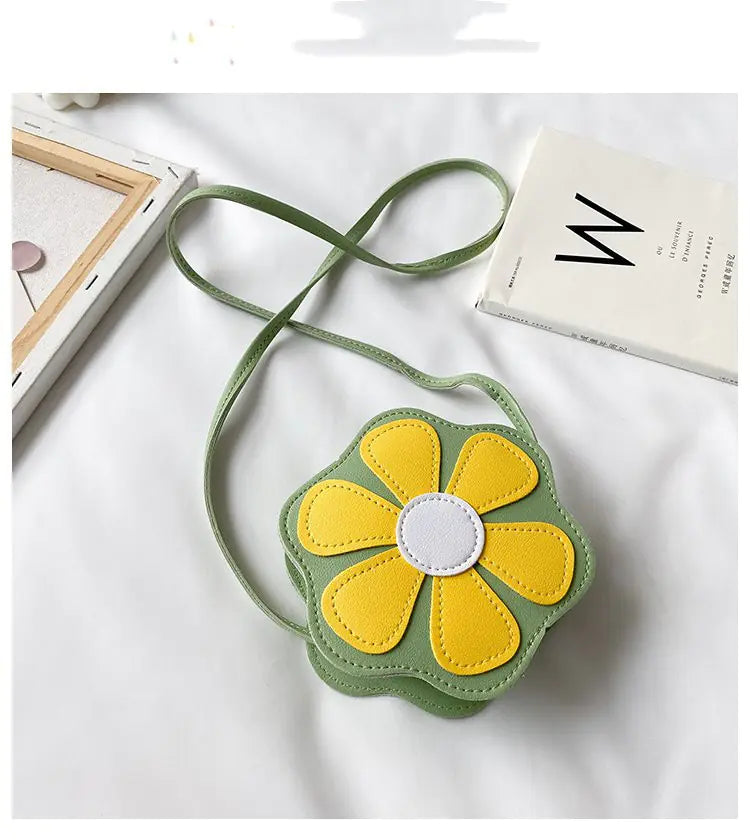 Charming Children's PU Leather Shoulder Bag - Lightweight & Stylish