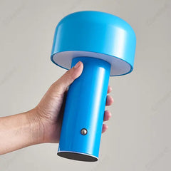 Chic Cordless Mushroom Desk Lamp - Rechargeable Italian Design