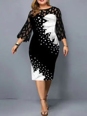 Robe chic grande taille – Capturez la grâce et l'équilibre