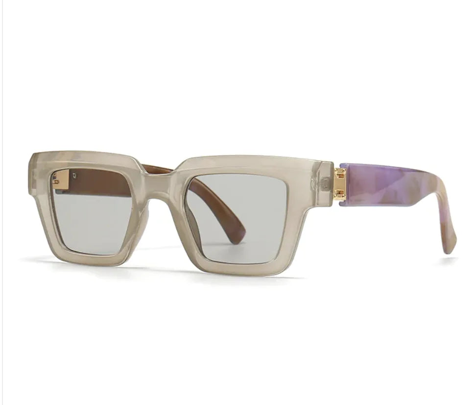 Lunettes de soleil rétro chics pour femmes - Des lunettes colorées et élégantes