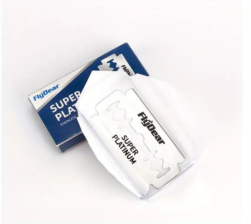 100 Platinum-Coated Double Edge Safety Razor Blades