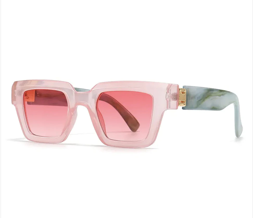 Lunettes de soleil rétro chics pour femmes - Des lunettes colorées et élégantes