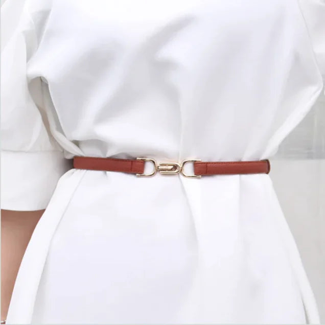 Ceinture élégante en cuir réglable