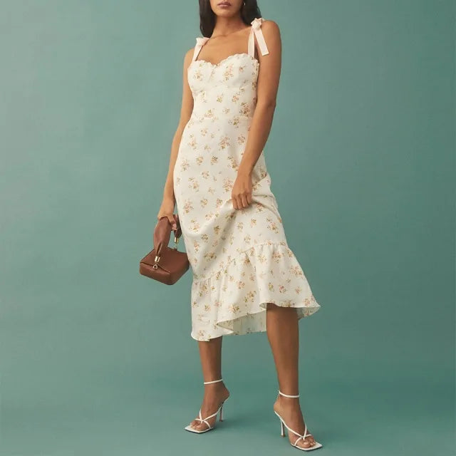Chic Vintage Floral Maxi Dress - Perfect for All Occasions