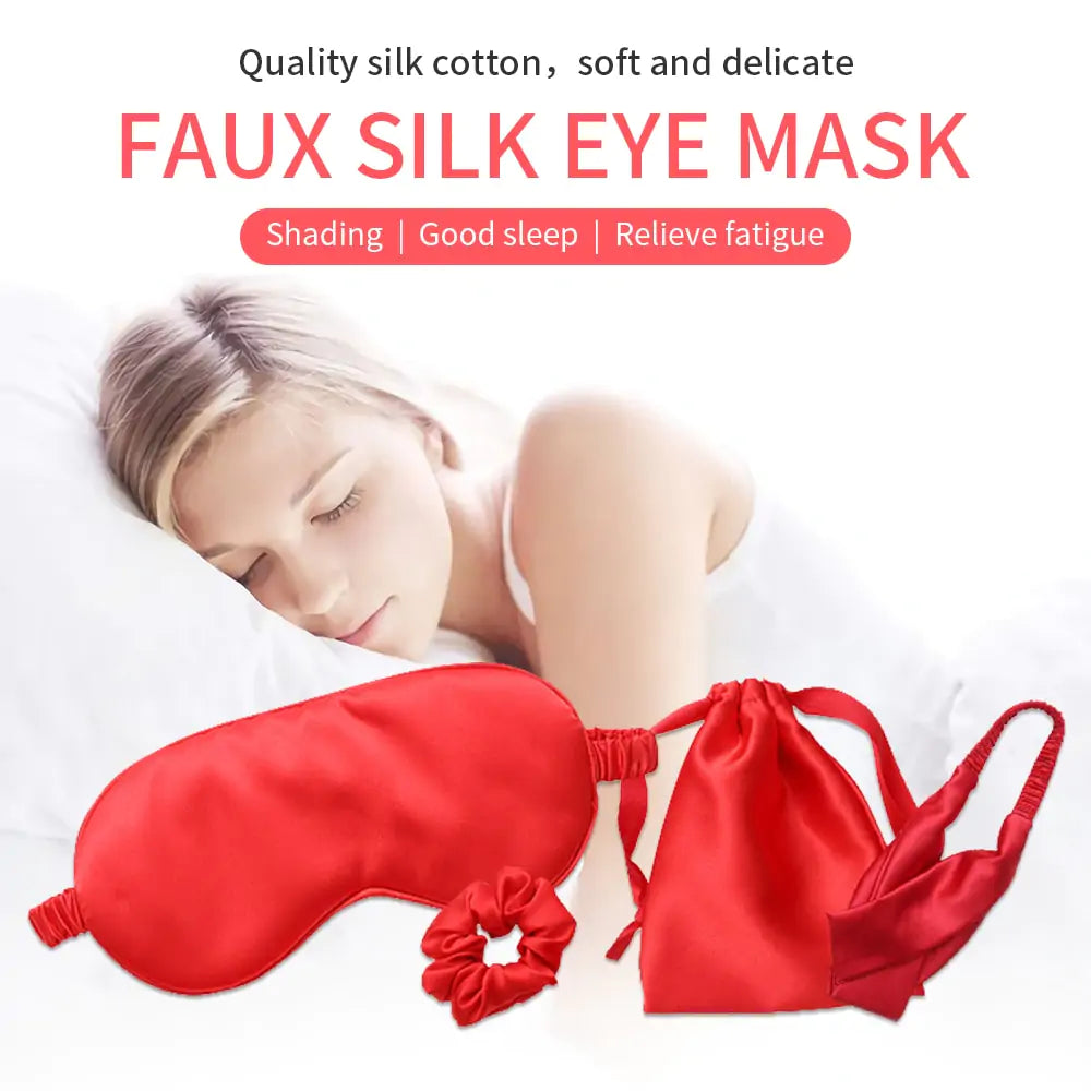 Luxurious Silky Sleep Eye Mask - Gentle & Soothing