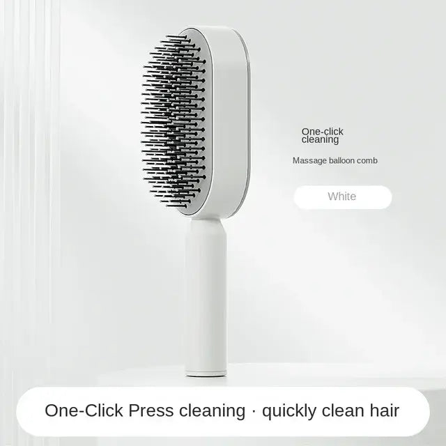 Self-Cleaning Anti-Static Hair Brush