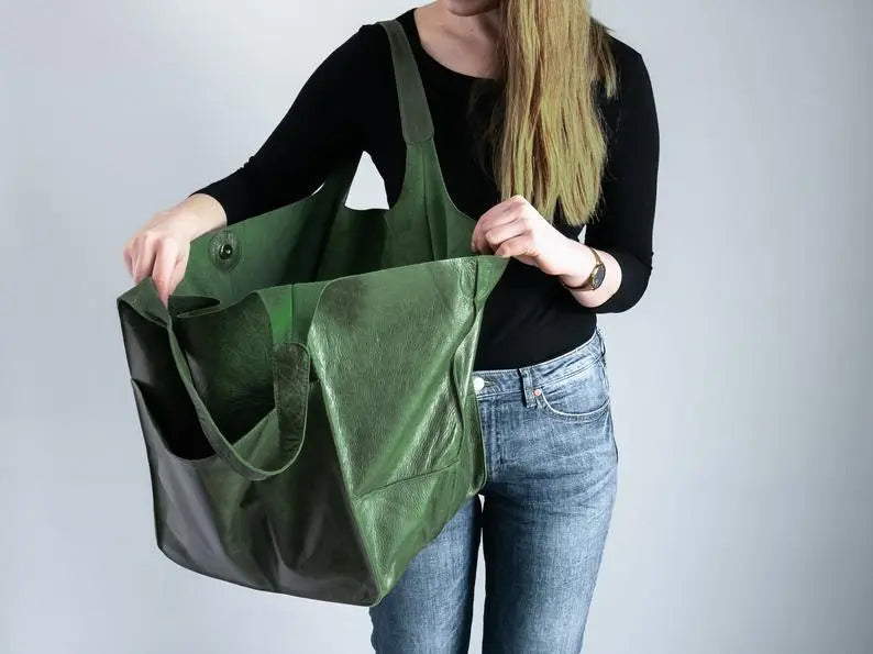 Sac fourre-tout en cuir PU élégant - Grande capacité et style multiple 