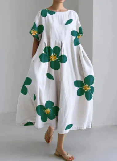 Robe décontractée élégante en coton pour femme