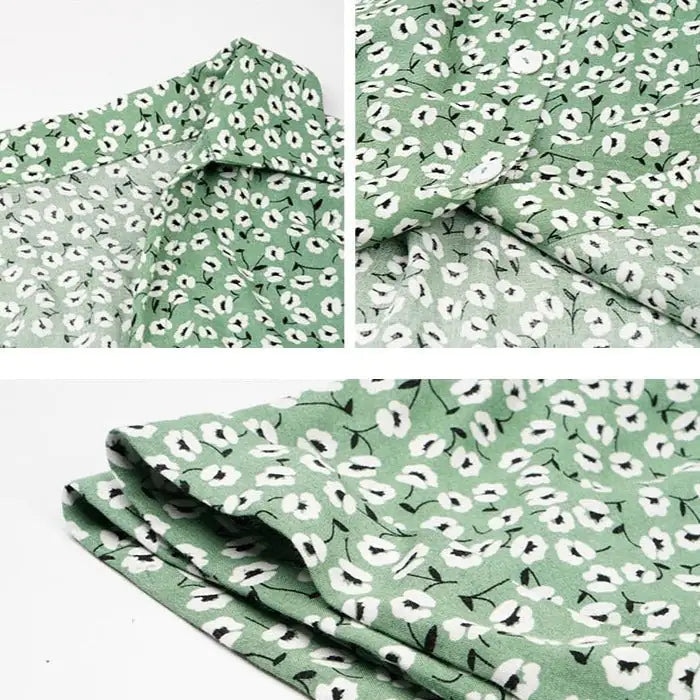Robe mi-longue chic avec détails boutonnés - Collection Anne
