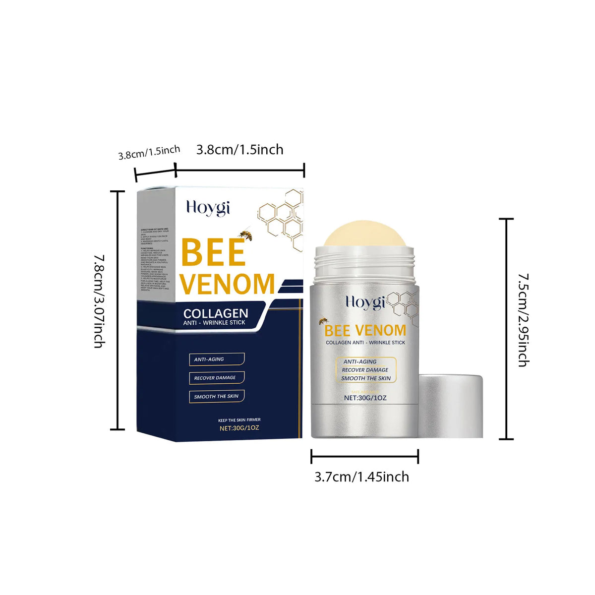 Bee Extract Hydration Stick - Portable Facial Moisturizer