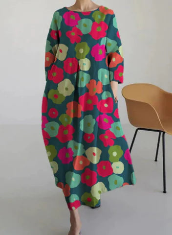 Robe décontractée élégante en coton pour femme