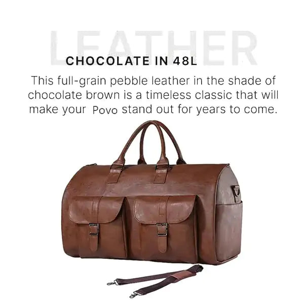 Convertible Duffle-Garment Luggage - Versatile Travel Solution