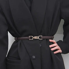 Ceinture élégante en cuir réglable