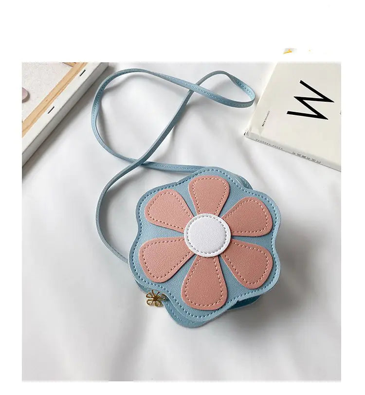 Charming Children's PU Leather Shoulder Bag - Lightweight & Stylish