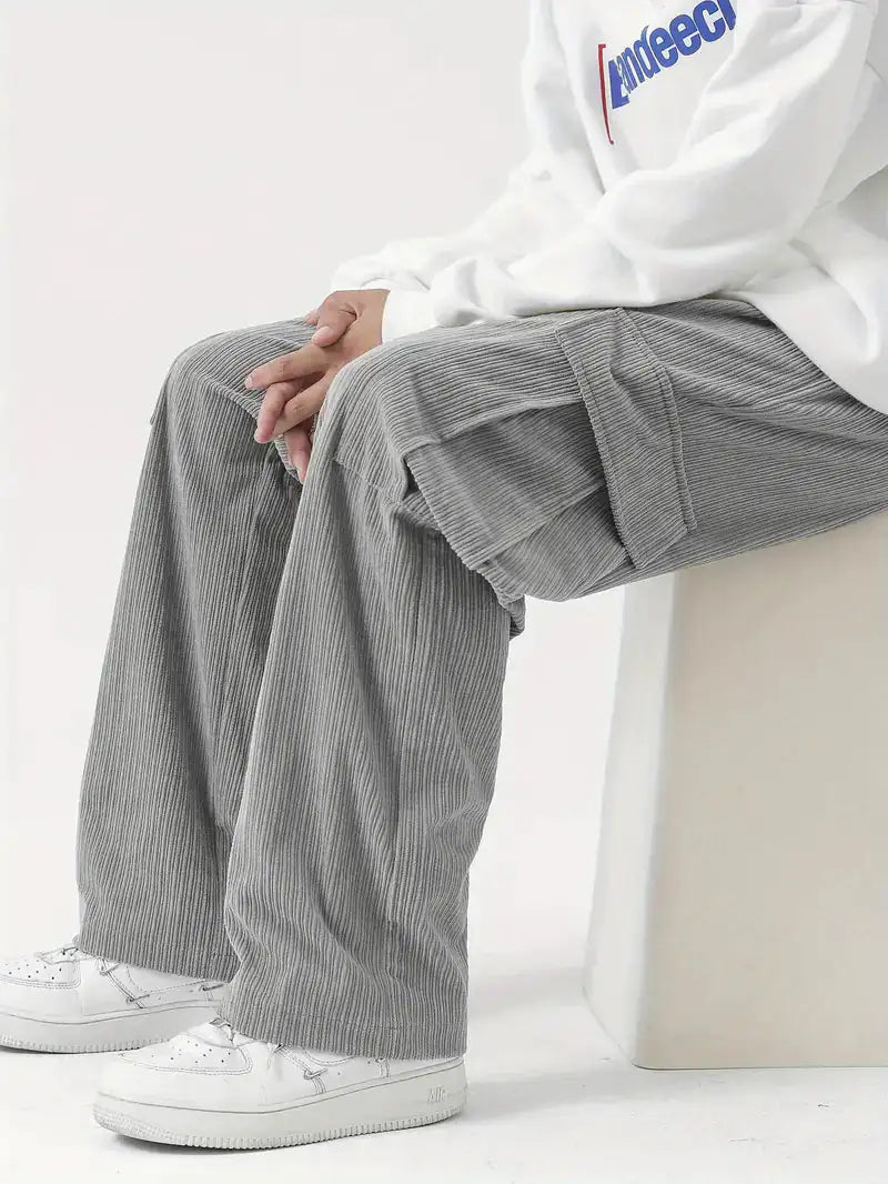 Stylish Corduroy Cargo Pants - Versatile & Durable