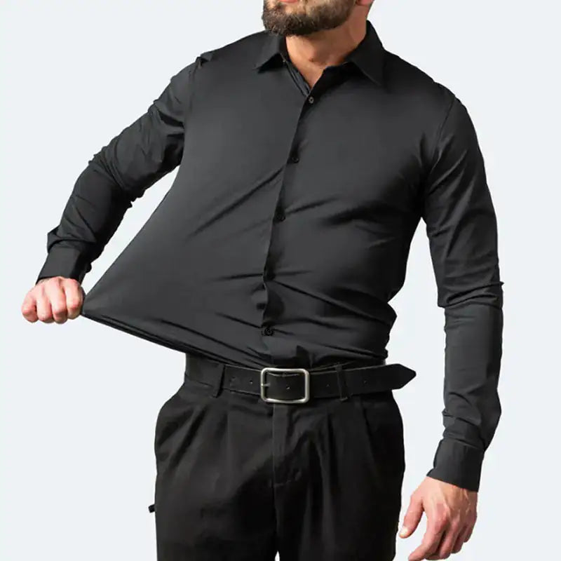 Chemise en soie glacée ultra confortable - Respirante et flexible