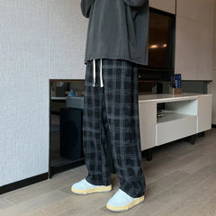 Men's Retro Corduroy Plaid Pants - Stylish & Comfort Fit