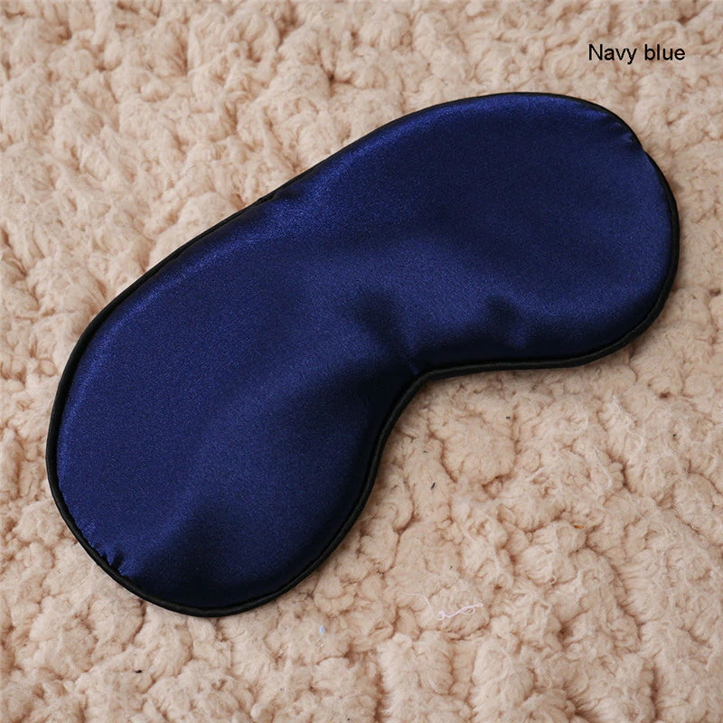 Masque de luxe en soie pour un sommeil réparateur – Plusieurs couleurs