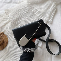Chic Women's Crossbody Bag with Adjustable Chain Strap