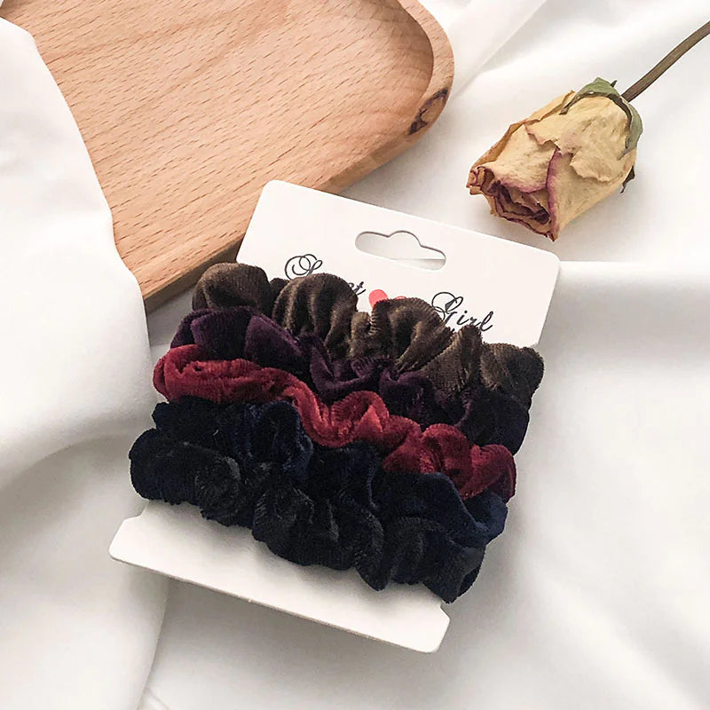 Vibrant Oversized Fabric Scrunchie - Hair Accessory