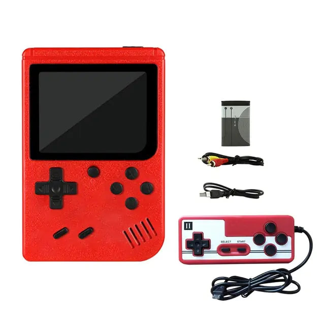 Retro 400-in-1 Portable Mini Game Console: Travel-Size, 3” Color Display
