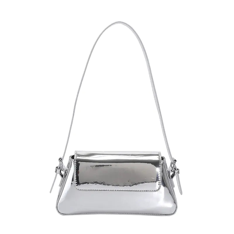 Elegant Flip Messenger Bag for Women - Chic Underarm Shoulder Style