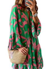 Robe chemisier Boho - Prête pour l'été et les voyages 