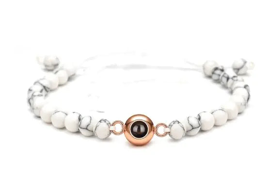 Personalized Bracelet with Image Projection - Titanium Steel