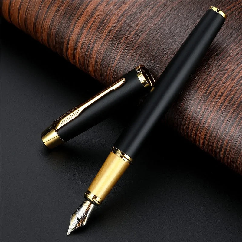 Stylo plume élégant plaqué argent | Plume fine de 0,5 mm